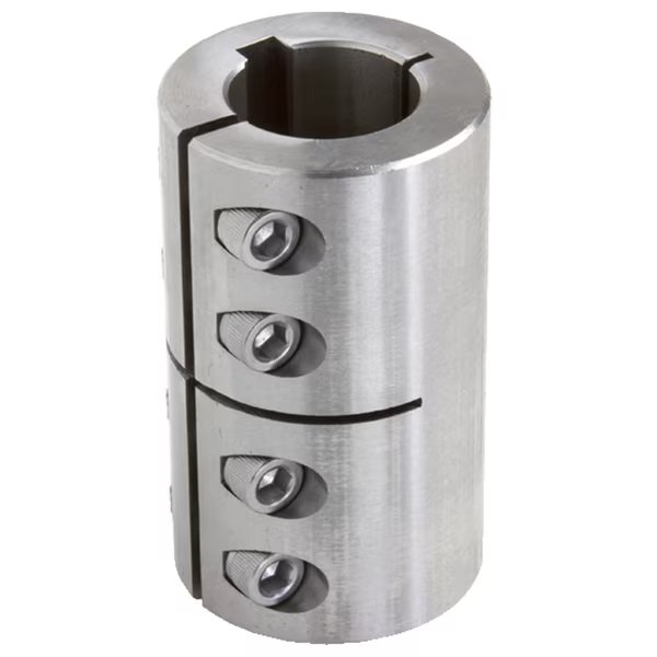 MISCC-20-20-SKW Metric One-Piece Industry Standard Clamping Coupling with Keyway, Climax Metal Products, Mfr#: MISCC-20-20-SKW